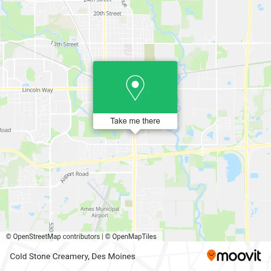 Cold Stone Creamery map