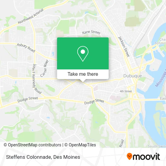 Steffens Colonnade map