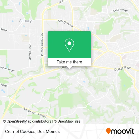Crumbl Cookies map
