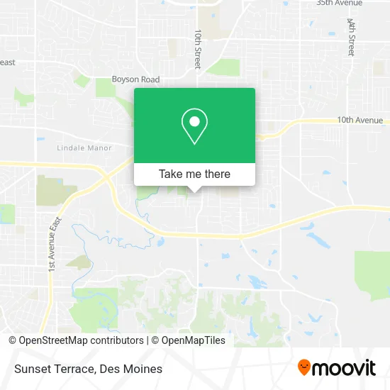 Sunset Terrace map