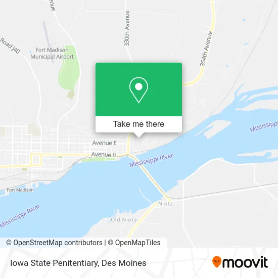 Iowa State Penitentiary map