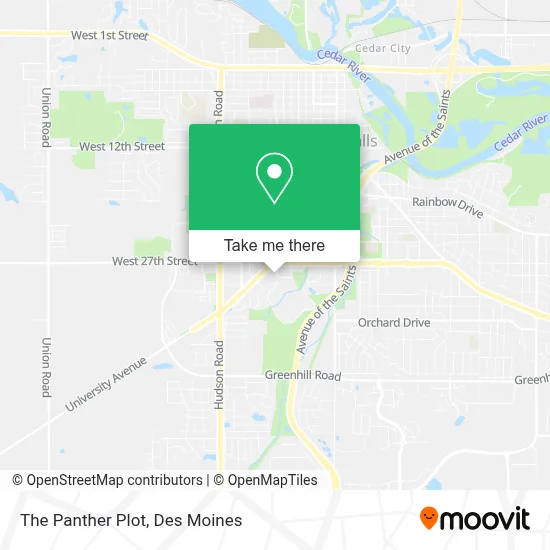 The Panther Plot map