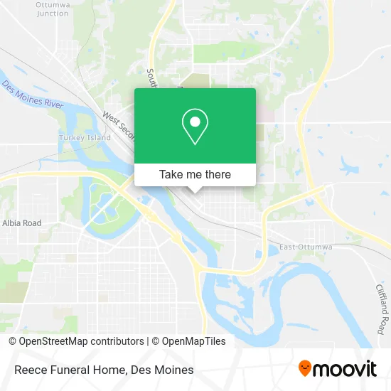 Reece Funeral Home map