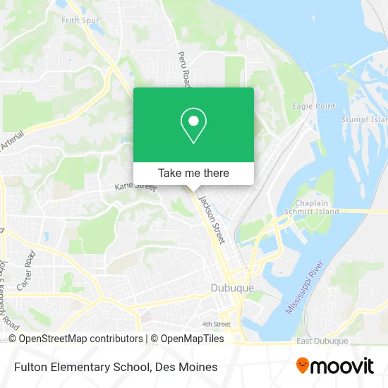 Fulton Elementary School map