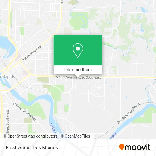 Freshwraps map