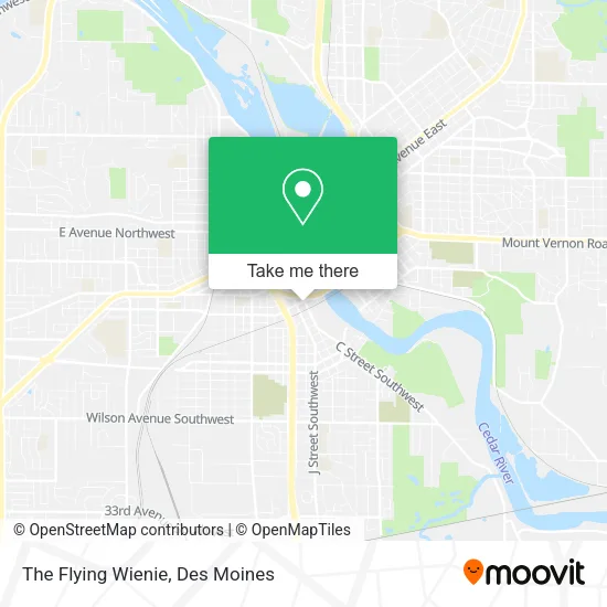 The Flying Wienie map