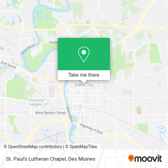 St. Paul's Lutheran Chapel map
