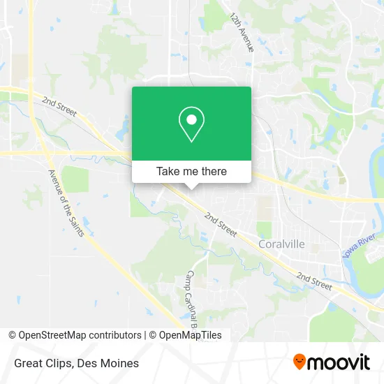 Great Clips map
