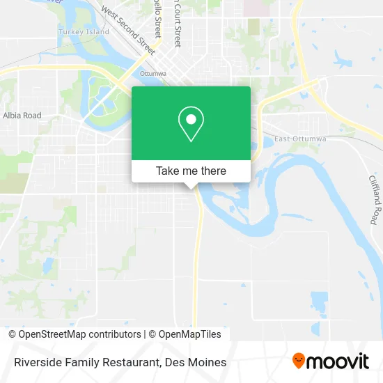 Riverside Family Restaurant map