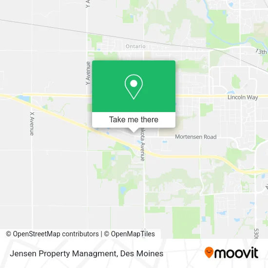 Jensen Property Managment map