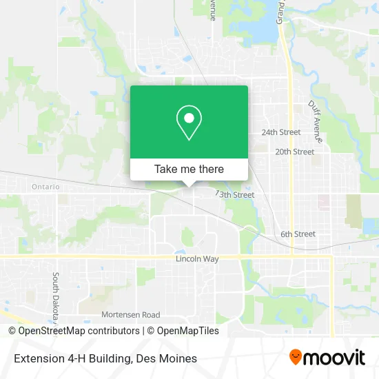 Extension 4-H Building map