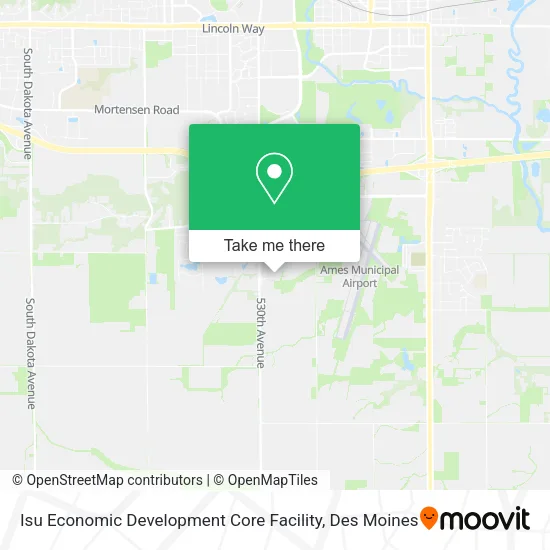 Isu Economic Development Core Facility map