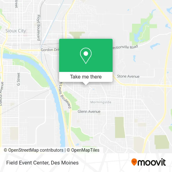 Field Event Center map