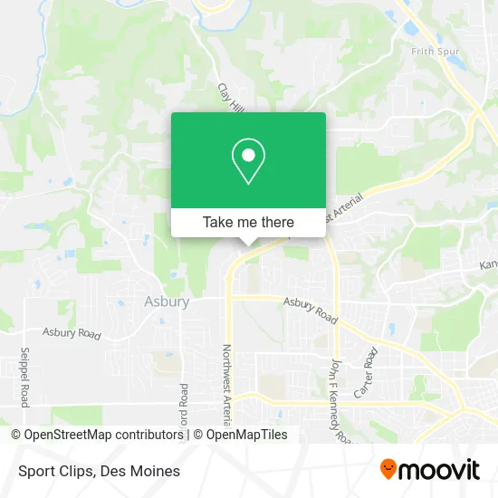 Sport Clips map