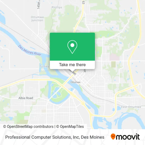 Professional Computer Solutions, Inc map