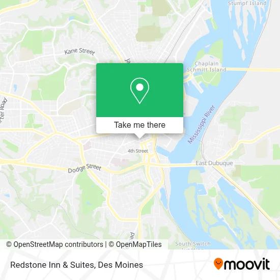 Redstone Inn & Suites map