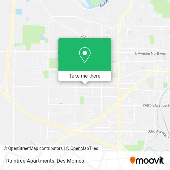 Raintree Apartments map