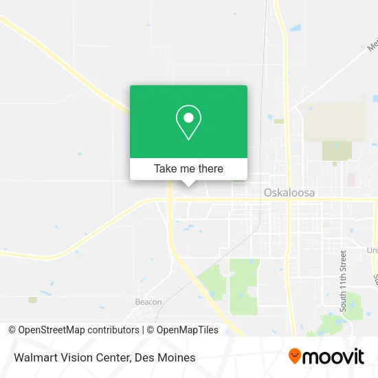 Walmart Vision Center map