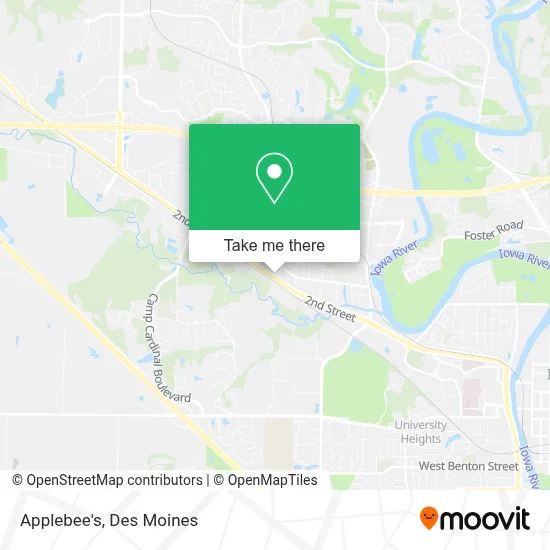 Applebee's map