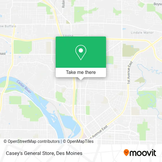 Casey's General Store map