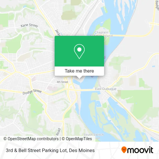 3rd & Bell Street Parking Lot map