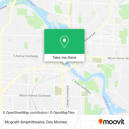 Mcgrath Amphitheatre map