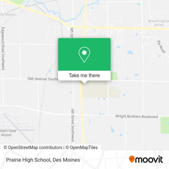 Prairie High School map