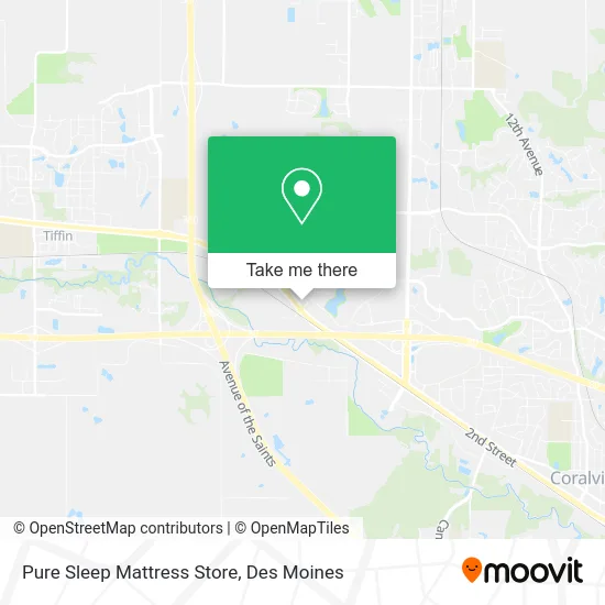 Pure Sleep Mattress Store map