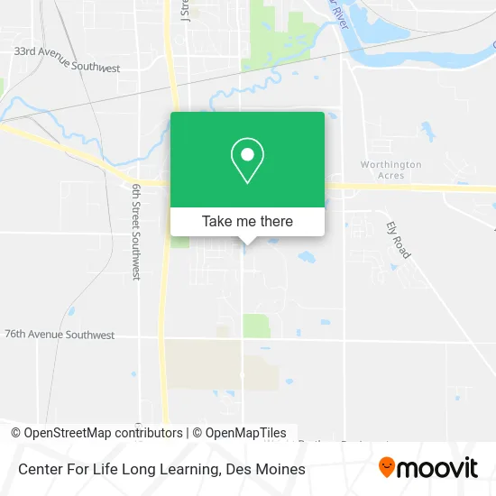Center For Life Long Learning map