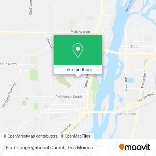 First Congregational Church map