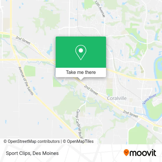 Sport Clips map