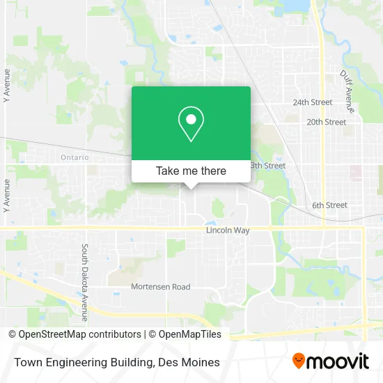 Town Engineering Building map