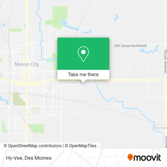 Hy-Vee map