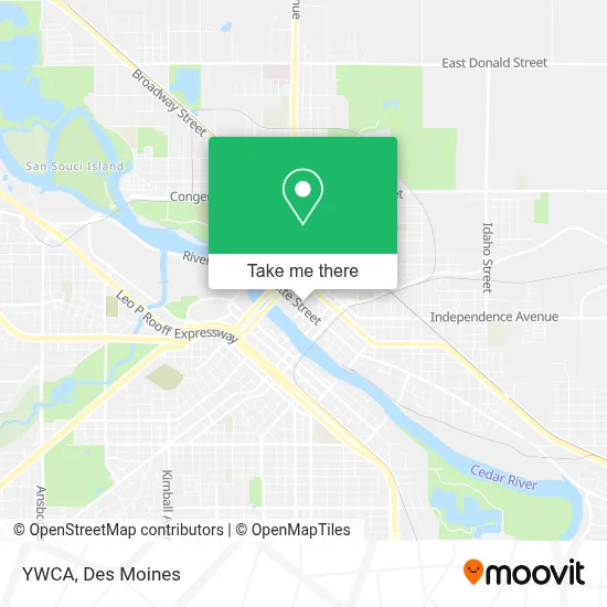 Ywca map