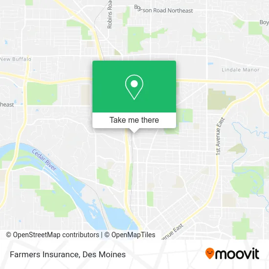 Farmers Insurance map