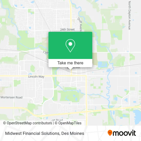 Midwest Financial Solutions map