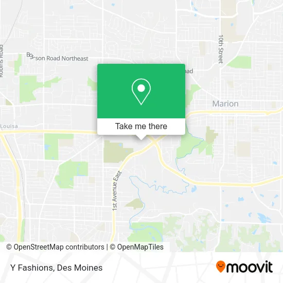 Y Fashions map