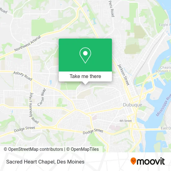 Sacred Heart Chapel map