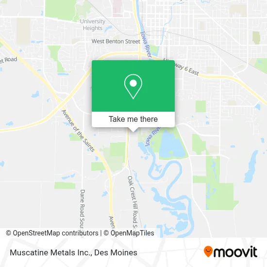 Muscatine Metals Inc. map