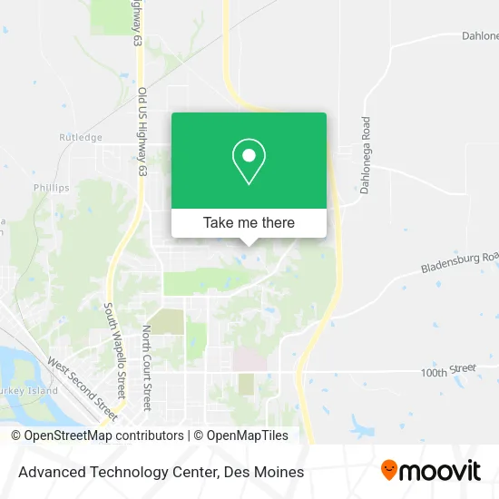 Advanced Technology Center map