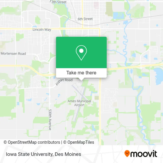 Iowa State University map