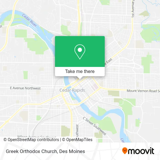 Greek Orthodox Church map