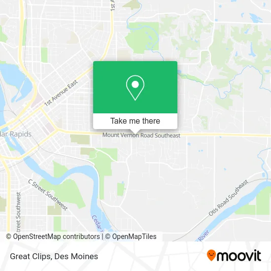 Great Clips map