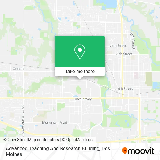 Mapa de Advanced Teaching And Research Building