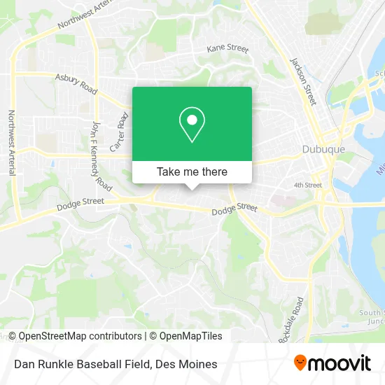 Dan Runkle Baseball Field map