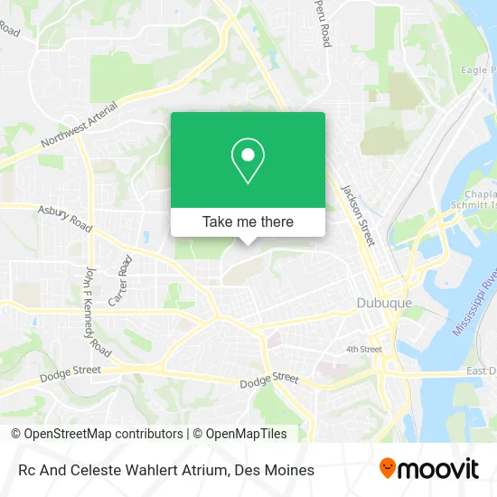 Rc And Celeste Wahlert Atrium map