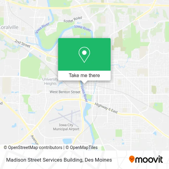 Madison Street Services Building map