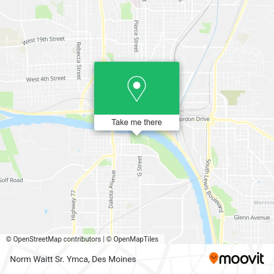 Norm Waitt Sr. Ymca map