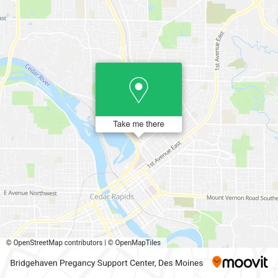 Bridgehaven Pregancy Support Center map