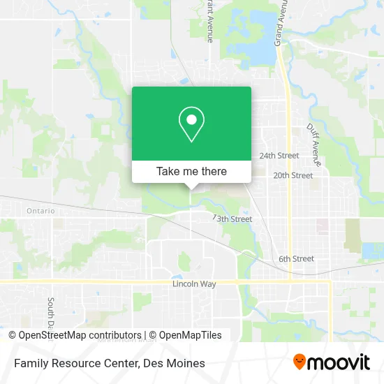 Family Resource Center map